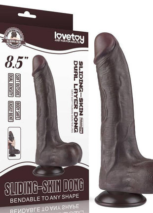Sliding Skin Dual Layer Dildo 8.5