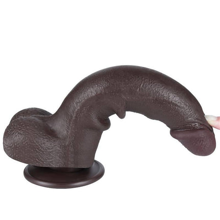 Sliding Skin Dual Layer Dildo 8.5