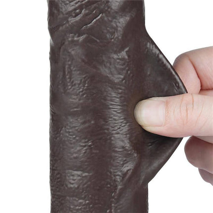 Sliding Skin Dual Layer Dildo 9.5