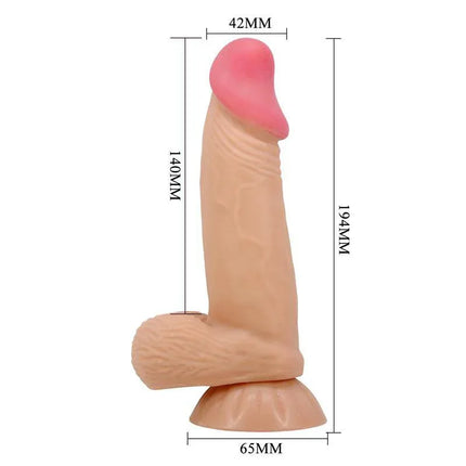 Sliding Skin Realistic Dildo 19.4 cm