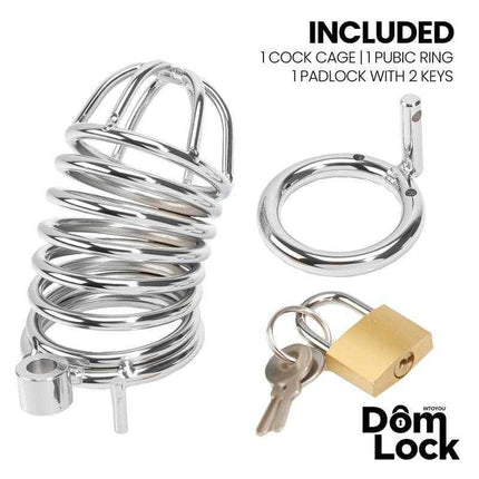 Small Warden Chastity Cage by Domlock