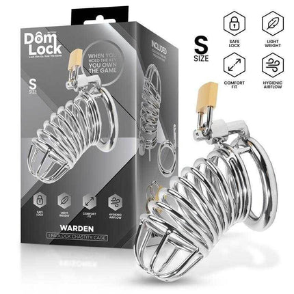 Small Warden Chastity Cage by Domlock