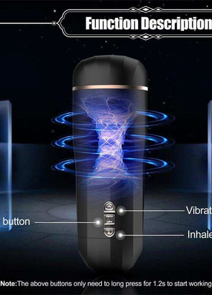 Snow Automatic Male Masturbator Vibration and Suction