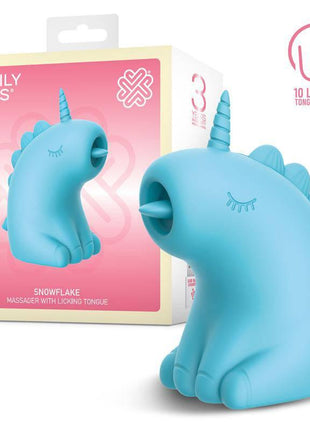 Snowflake Massager with Licking Tongue