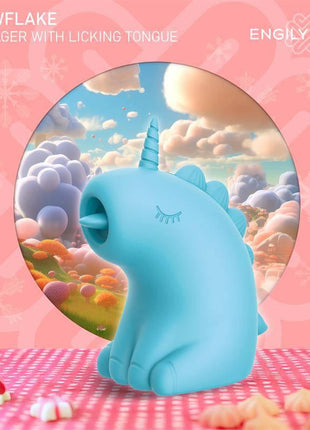 Snowflake Massager with Licking Tongue
