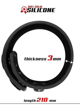Solid Silicone Adjustable Strip Cock Ring 15-21 cm