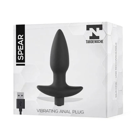 Spear Vibrating Anal Plug USB Silicone