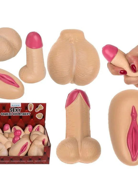 Squeeze Sexy Display 12 Pieces Assorted