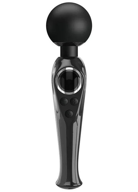 Stavros Digital Screen Black Massager