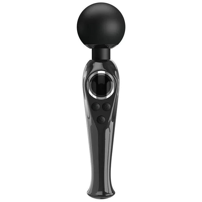 Stavros Digital Screen Black Massager