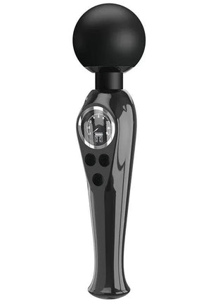 Stavros Digital Screen Black Massager