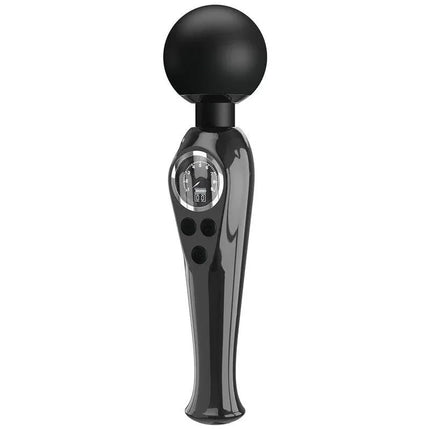 Stavros Digital Screen Black Massager