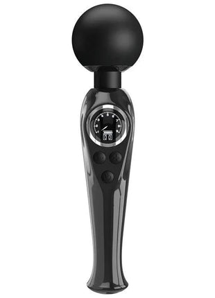 Stavros Digital Screen Black Massager