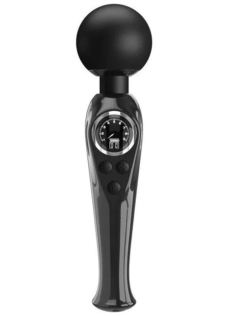 Stavros Digital Screen Black Massager