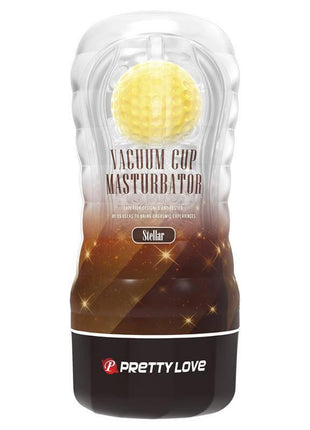 Stellar Ball-Rolling Masturbator Cup Yellow