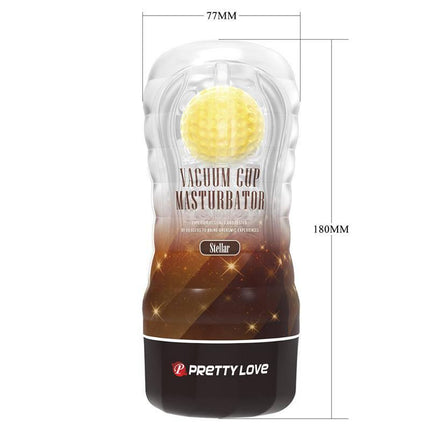 Stellar Ball-Rolling Masturbator Cup Yellow