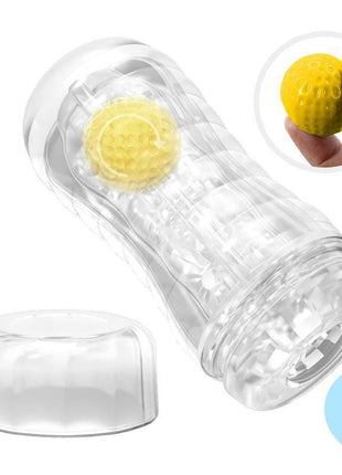 Stellar Ball-Rolling Masturbator Cup Yellow