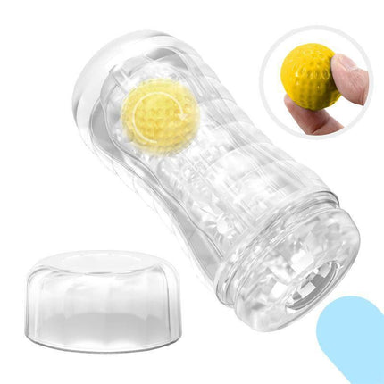 Stellar Ball-Rolling Masturbator Cup Yellow