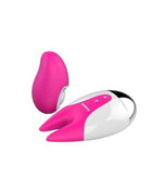 Stimulator FiFi2 Fuchsia with a smooth pink and white ergonomic body and a separate rounded pink attachment