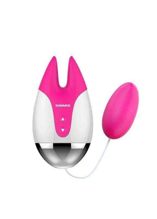 Stimulator FiFi2 Fuchsia with a white ergonomic controller, bright pink dual-prong top, and matching oval remote