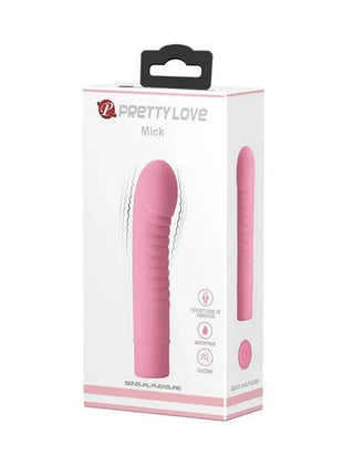 Stimulator Mick Silicone Pink intimate vibrator with ergonomic design and multiple vibration settings