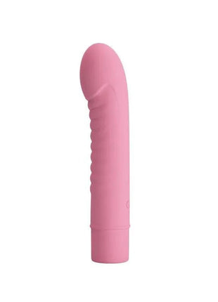 Pink Stimulator Mick silicone vibrator with ergonomic design and multiple settings for intimate pleasure