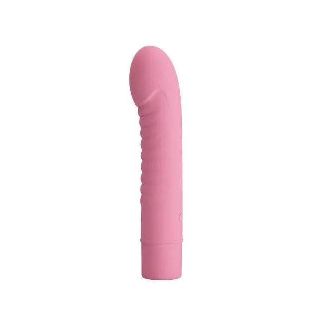 Pink Stimulator Mick silicone vibrator with ergonomic design and multiple settings for intimate pleasure