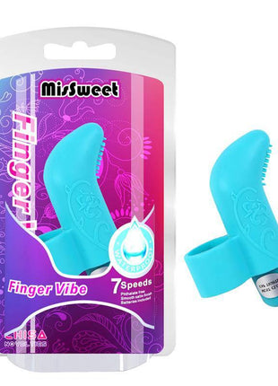 Stimulator MisSweet 7.6 x 2.2 cm Silicone Blue