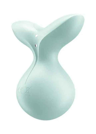 Mint-colored Stimulator Viva la Vulva 3 clitoral stimulator with sleek ergonomic design and multiple vibration modes