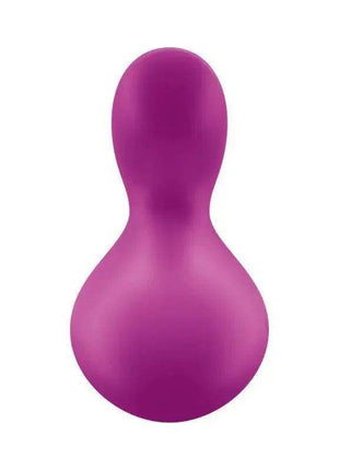 Stimulator Viva la Vulva 3 Violet, smooth violet silicone body with a rounded bulb and narrow curved neck