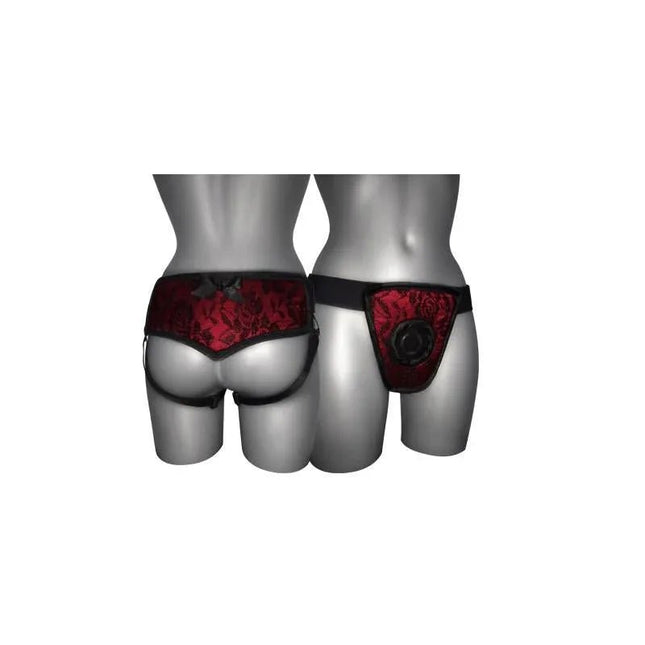 Strapon Belt Red With Lace S-XL