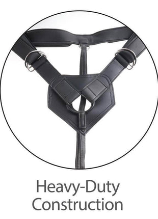 Strap-On Harness Two Cocks One Hole 7 Tan
