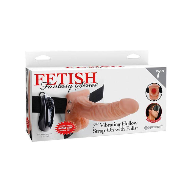 Strap-On Vibrating Hollow Dildo 7