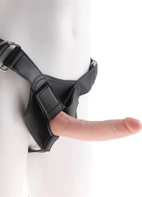 Strap-On with Dildo 7in - Flesh