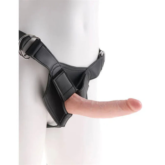 Strap-On with Dildo 7in - Flesh