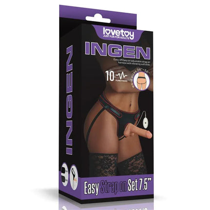 Strap-on with Dildo with Vibration