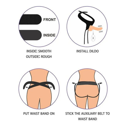 Strap-on with Dildo with Vibration
