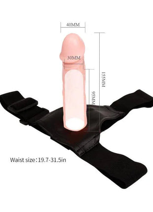 Strap-On with Hollow Dildo 16 cm