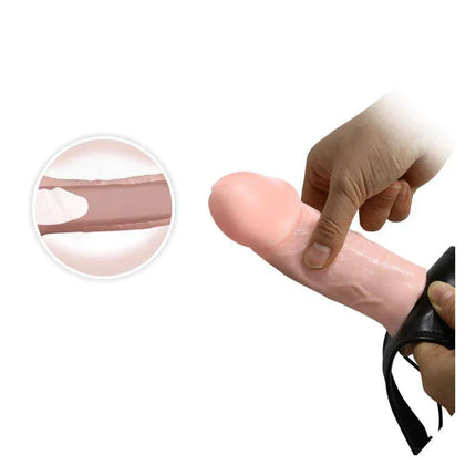Strap-On with Hollow Dildo 16 cm