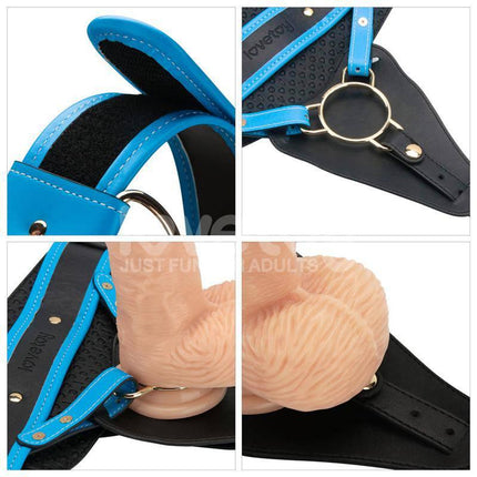 Strap On with Vibrating Dildo 9.5