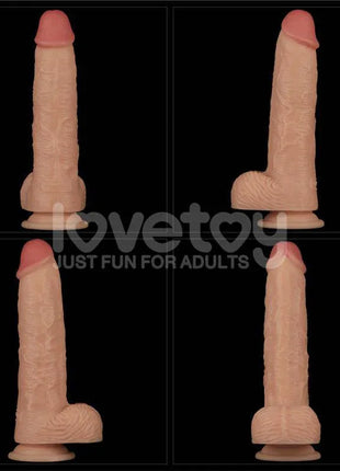 Strap On with Vibrating Dildo 9.5
