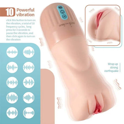 Suctroker V2.0 VI Sucking Effect and Vibrating Masturbator