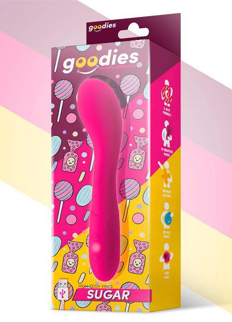 Sugar G-Spot Vibe USB Silicone Fushsia