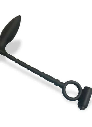 Sugilite Vibrating Anal Plug with Penis Ring with vibration