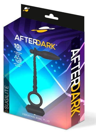 Sugilite Vibrating Anal Plug with Penis Ring with vibration