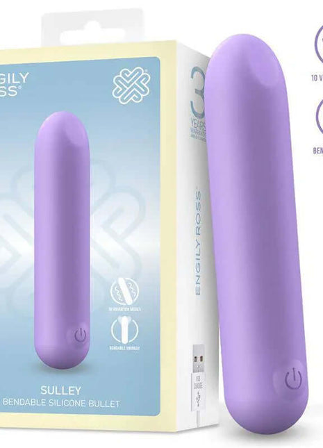 Sulley Vibrating Bullet Liquid Silicone Unibody Bendable USB