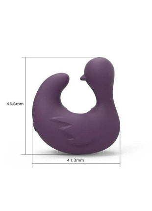Swamson Stimulator Duckling Thimble USB rechargeable violet silicone