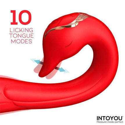Swana Vibrator Licking Tongue with Angle Adjustable