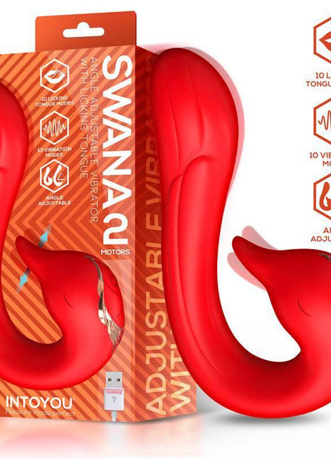 Swana Vibrator Licking Tongue with Angle Adjustable