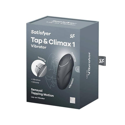 Tap and Climax 1 Vibrator and Tapping Black